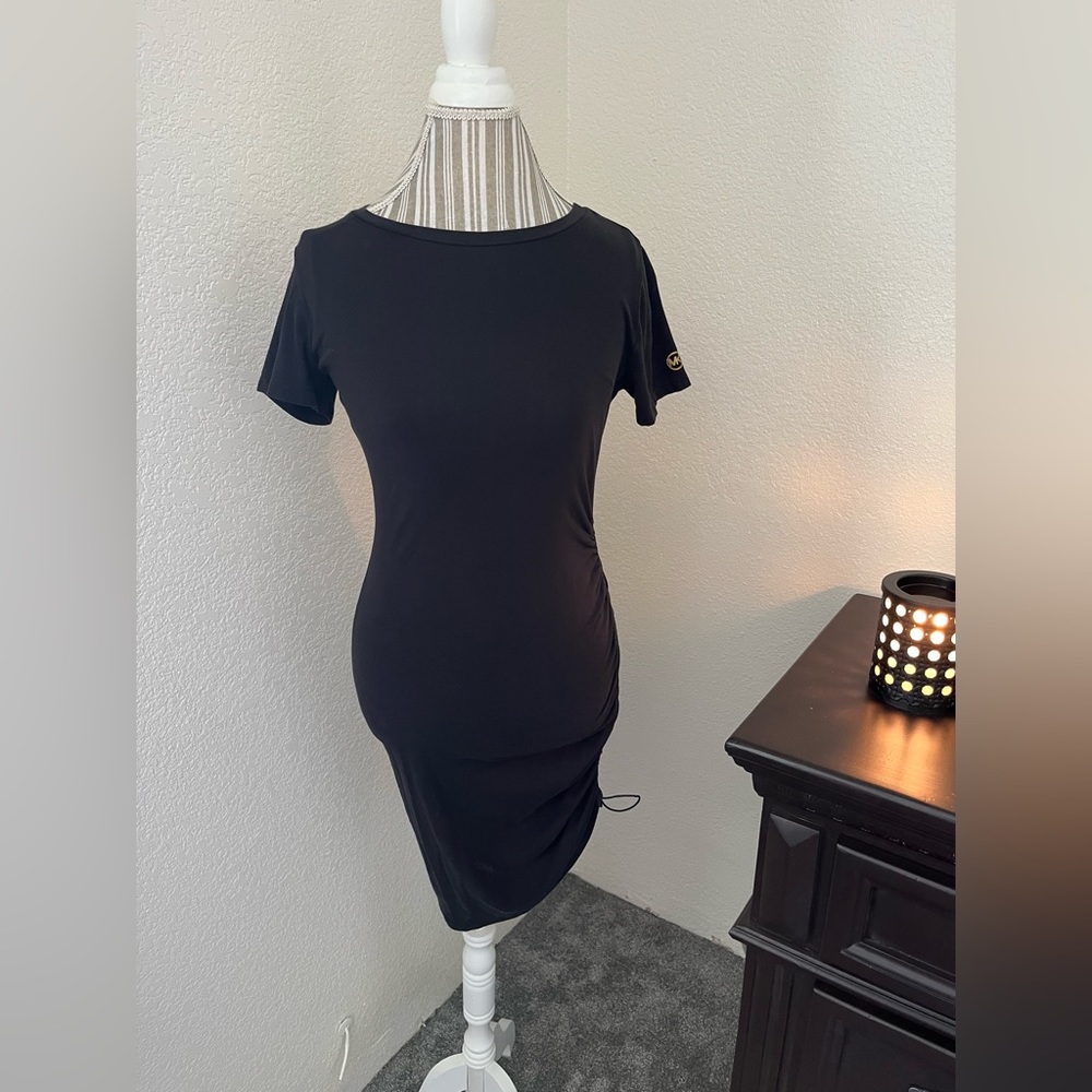 Black t-shirt dress